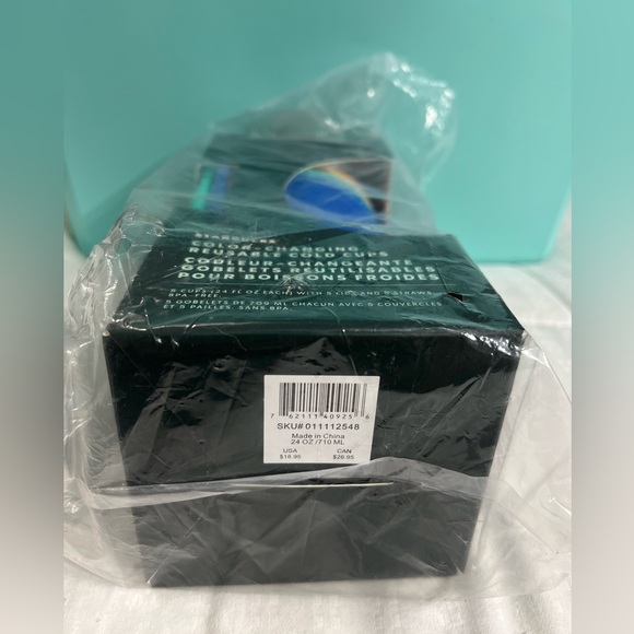 New in box Starbucks Reusable Color Changing Cold Cups (5 Pieces) - Picture 7 of 10